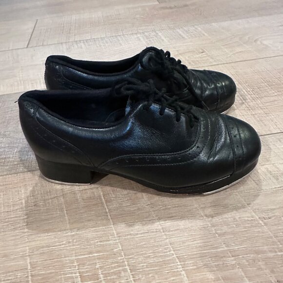 LADIES JASON SAMUELS SMITH TAP SHOES BLACK SIZE 4.5 BLOCH
